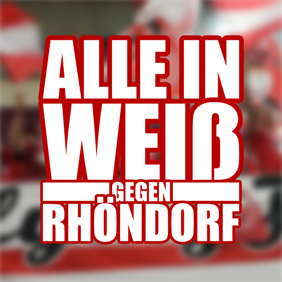 Alle in Weiß gegen Rhöndorf